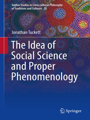 cover image of The Idea of Social Science and Proper Phenomenology
